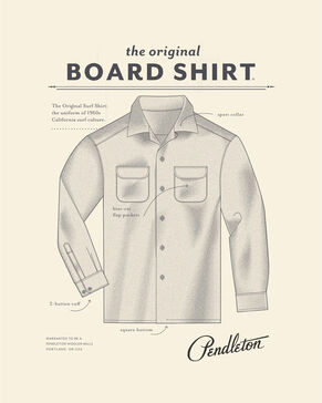 Illustration of a Mens Board Shirt