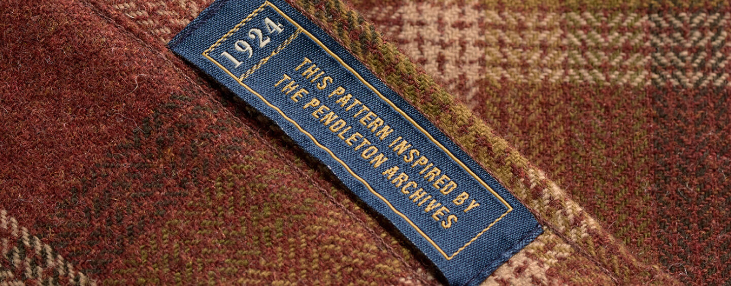 Close up view of Archival 1924 Label 