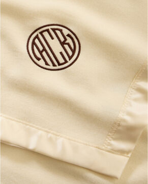 Image of a blanket with a monogram added