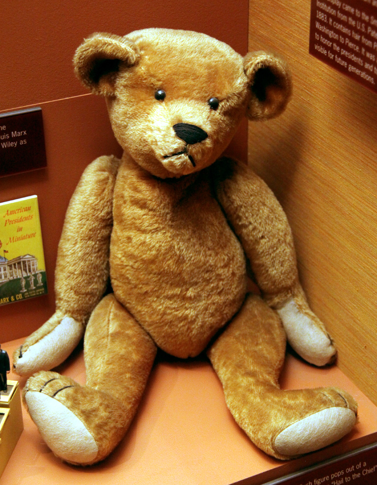 Teddy bear, courtesy Smithsonian 