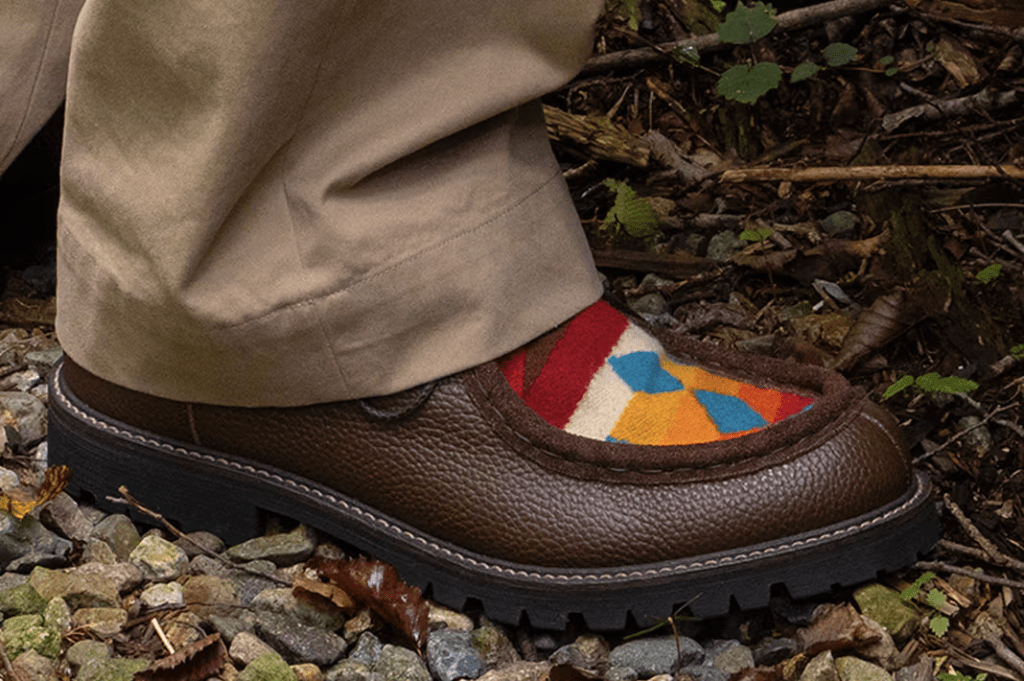 Henderson Scheme x Pendleton SKM derby-style shoe