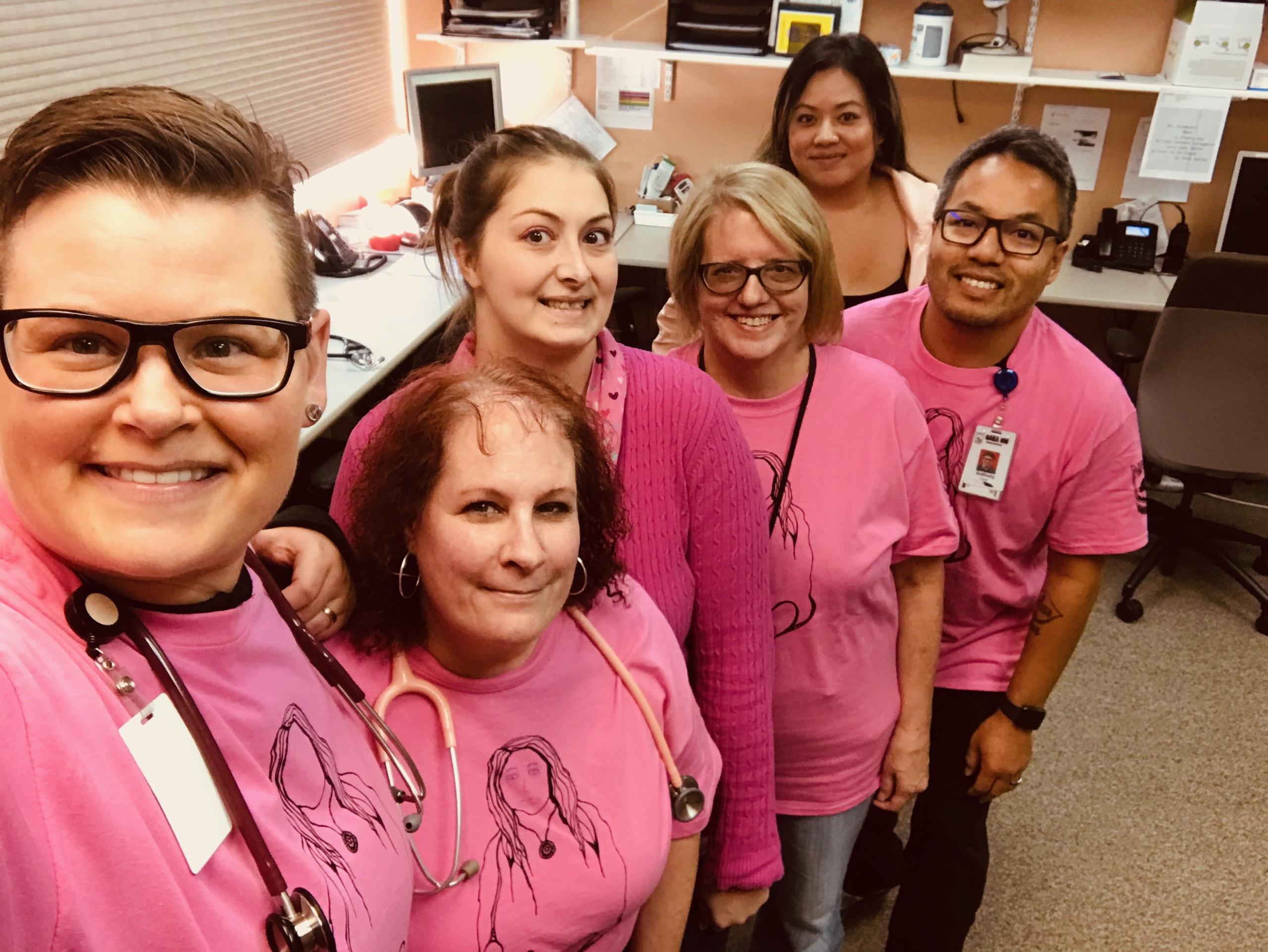 More weomen's healthcare staff and advocates at the NARA Native Women's Health outreach clinic.