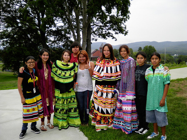 Modern Seminole strip dresses