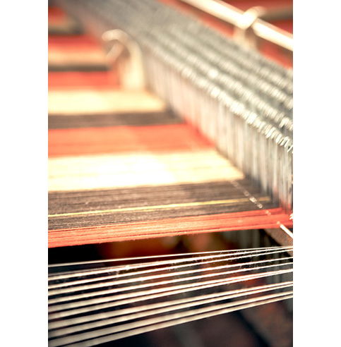 A wool weaving loom