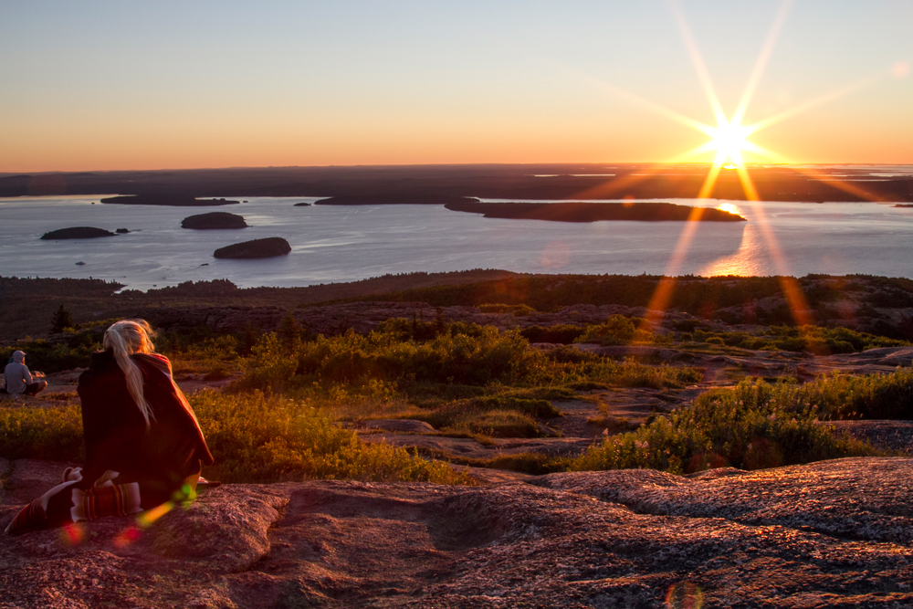 Okoniewski-Waiting for sunrise at Acadia Park.