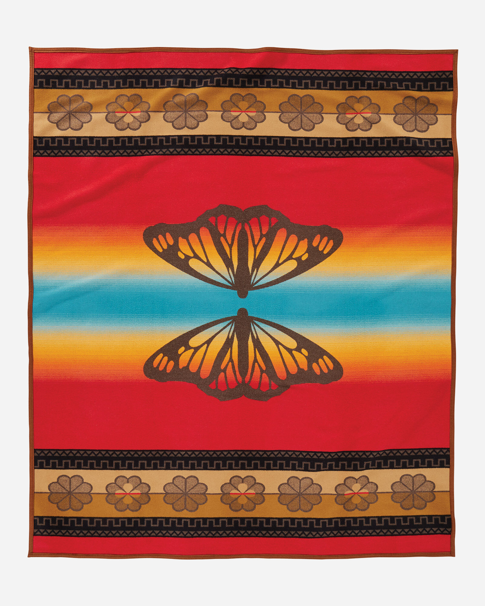 Pendleton Butterfly blanket-reverse view