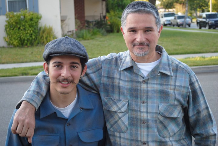 Danijo Lopez and his father in Pendleton Board Shirts. Photo courtesy of Danijo Lopez.