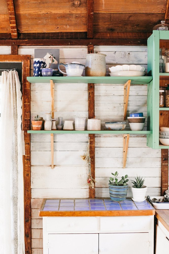 The tiny home kitchen.