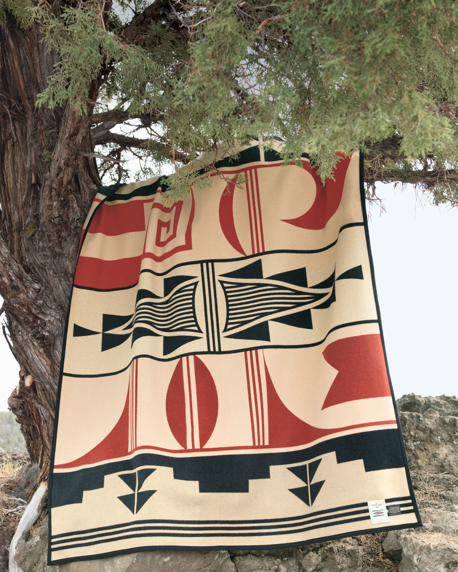 The Pendleton Gift of the Earth blanket for the College Fund.