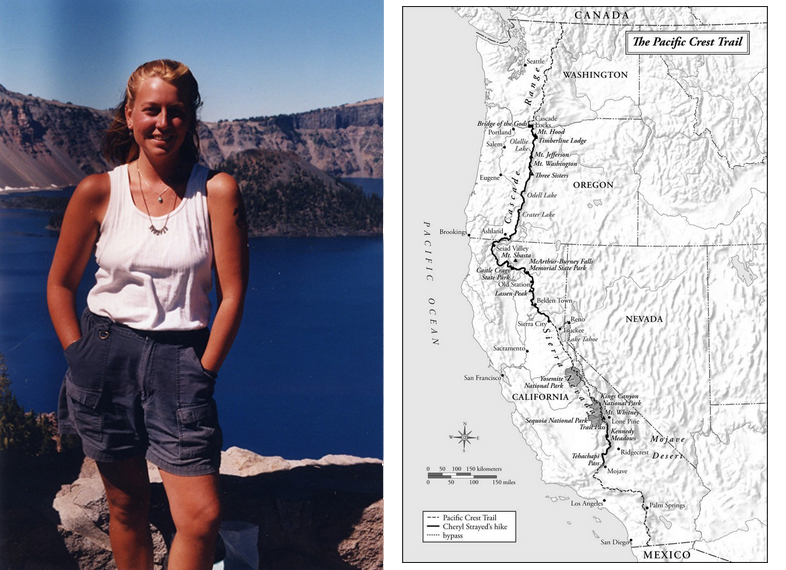 Cheryl Strayed and Map