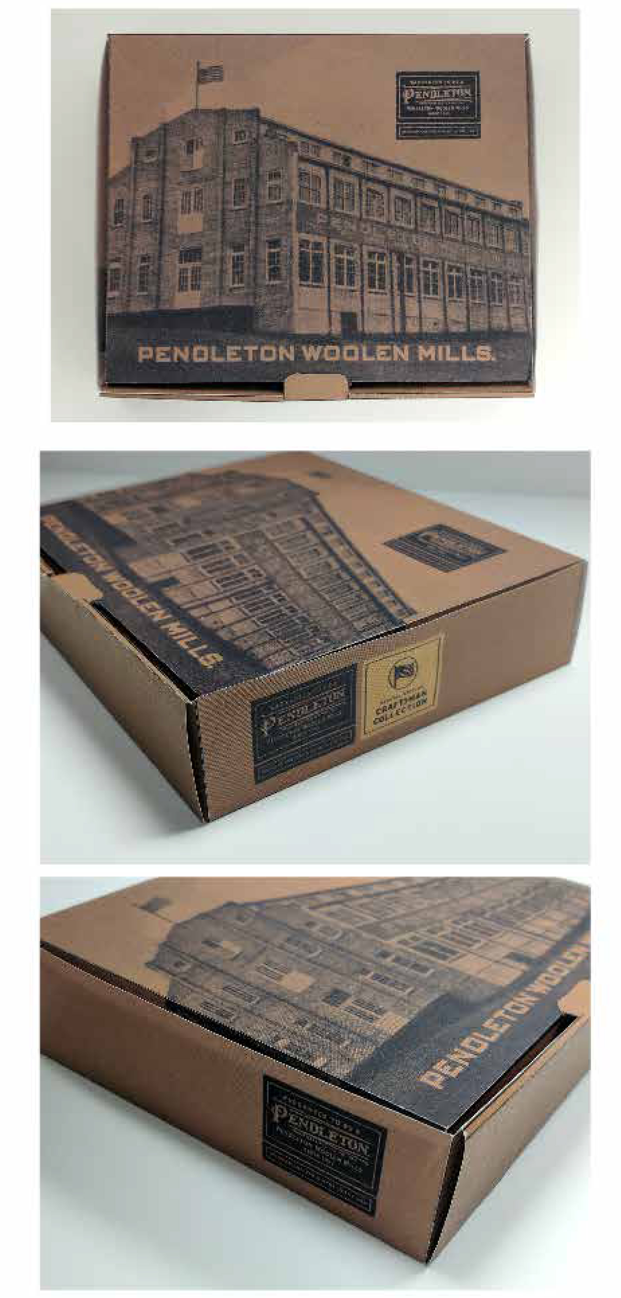 Special commemorative box for the Craftsman Blanket COllection by Pendleton