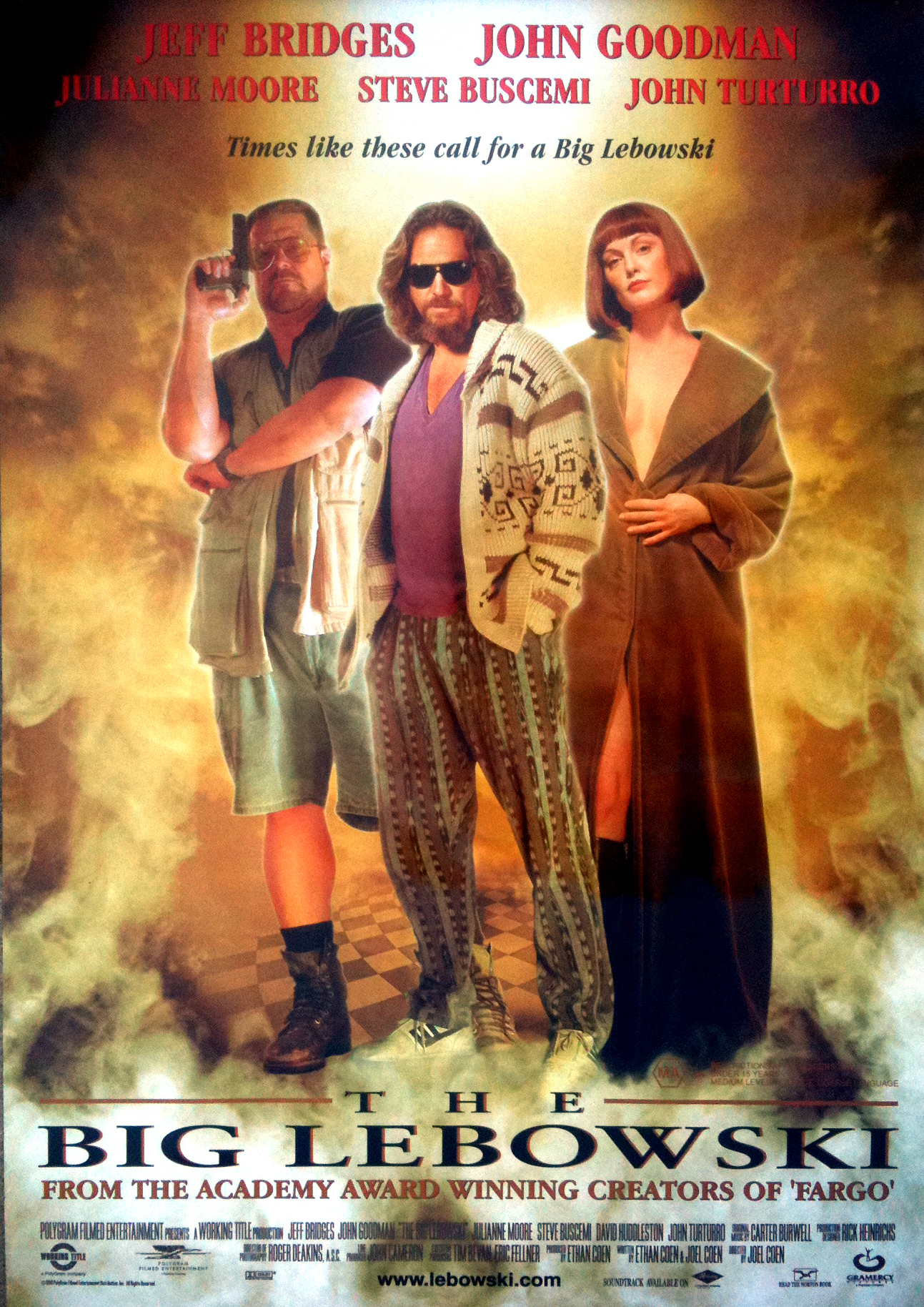 Movie poster of The Big Lebowski