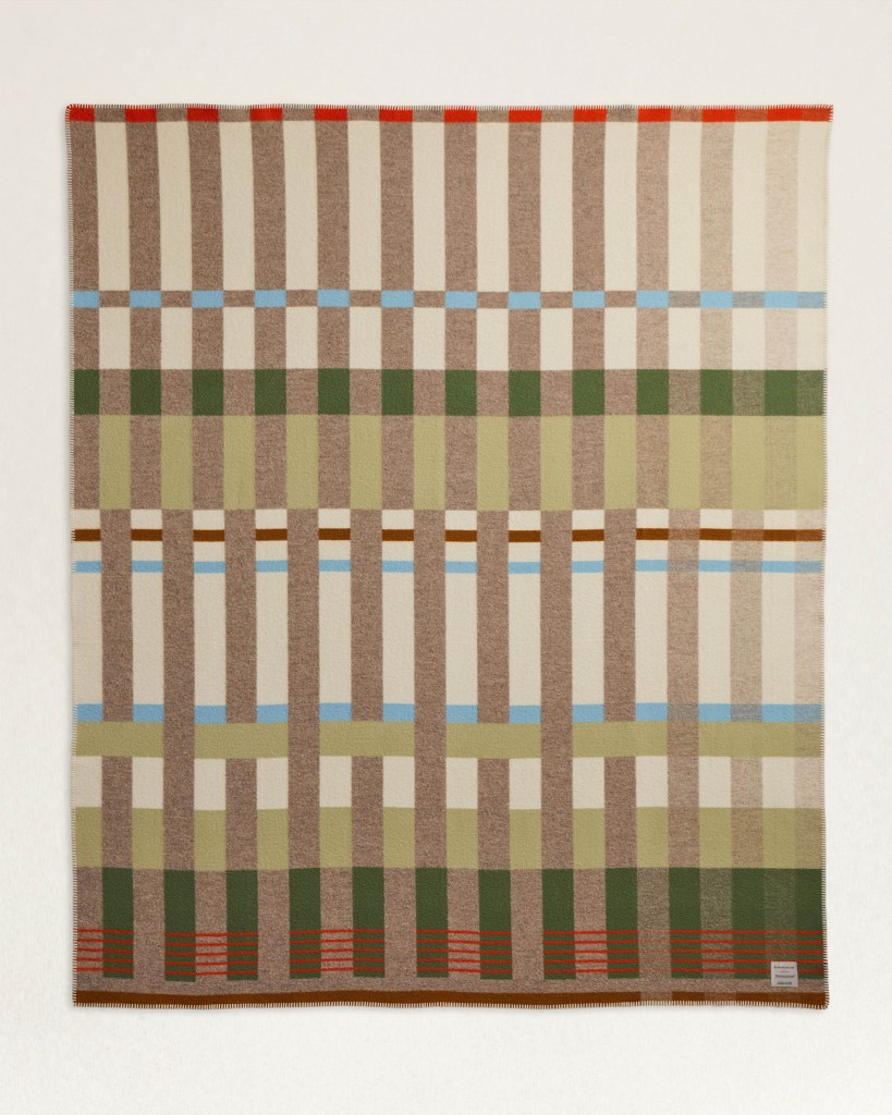 The Canebrake Winterwood blanket, made by Pendleton for Schoolhouse