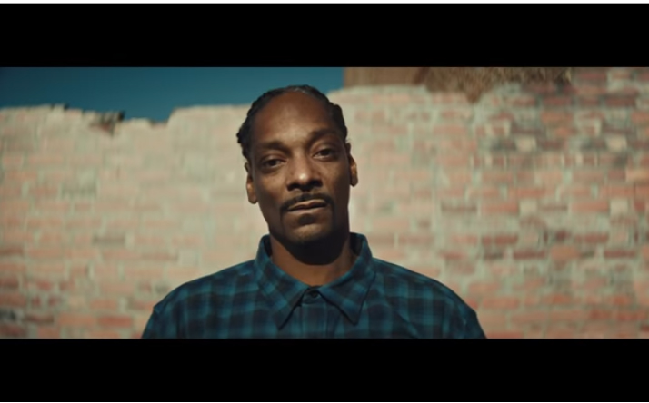 Screenshot of Snoop Dogg in a Pendleton shirt from an Adidas ad