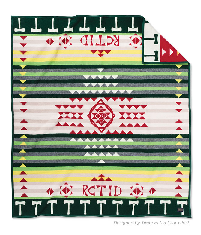 Timbers blanket by Pendleton