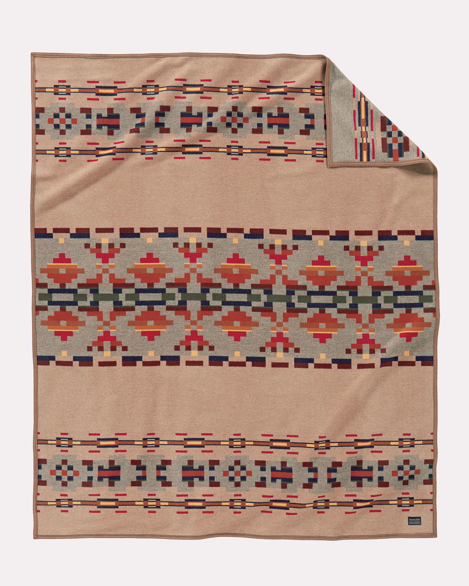 The Painted Hills blanket by Pendleton Woolen Mills.