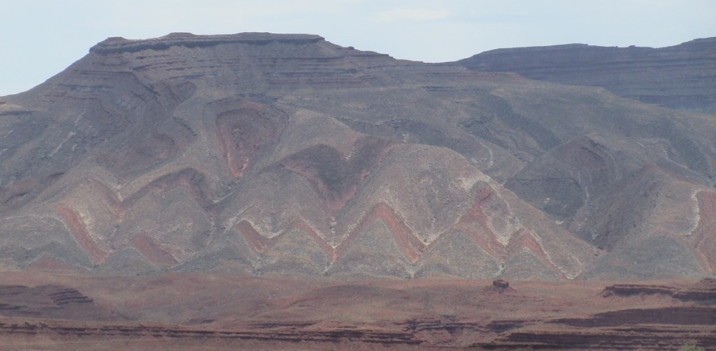 Zigzags on mountains in the Navajo Nation - Photo courtesy Fred Coldwell