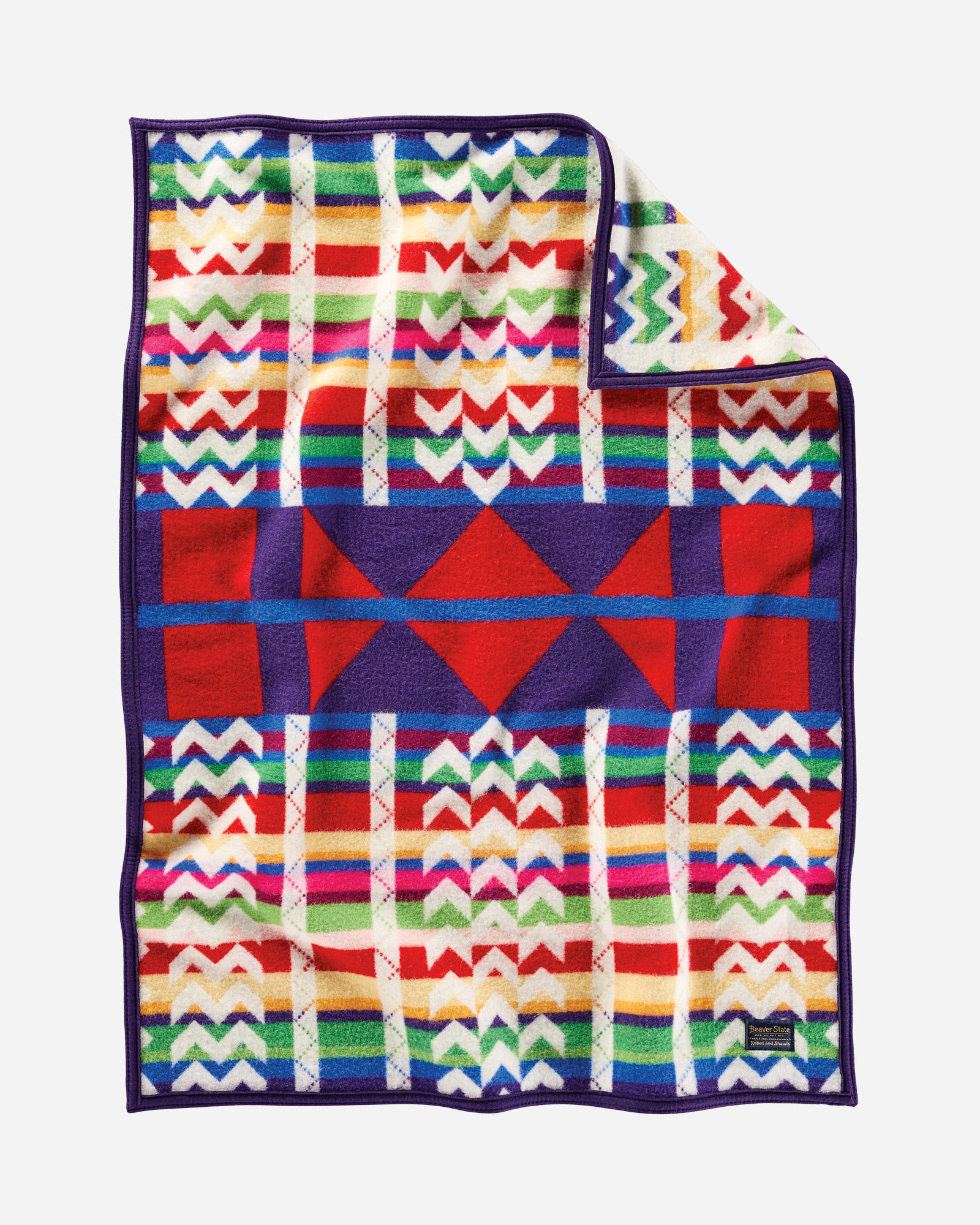 Pendleton blanket, Morning Cradleboard, designed by artist Wendy Ponca.