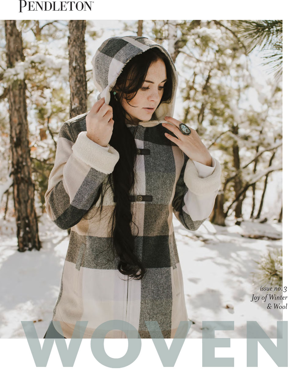 COver of Pendleton's WOVEN magazine