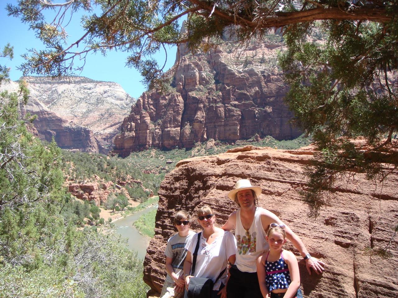 Wiant Family at Zion National Park