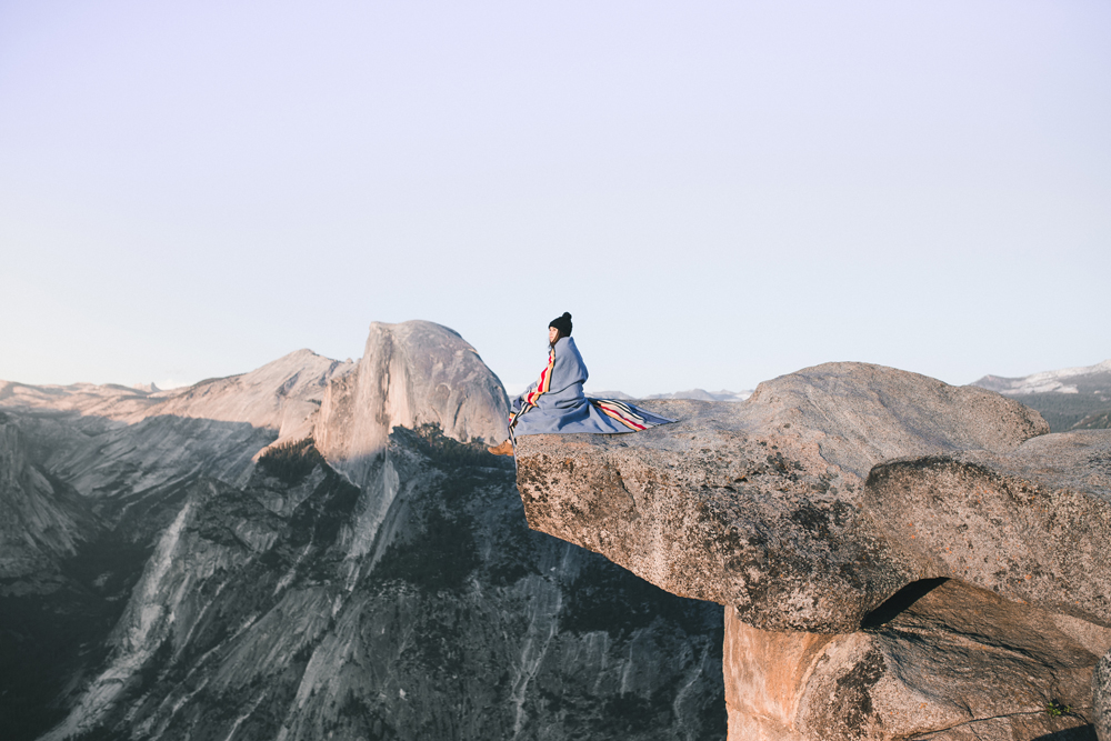 Sitting on a mountaintop - photo by Allie Taylor